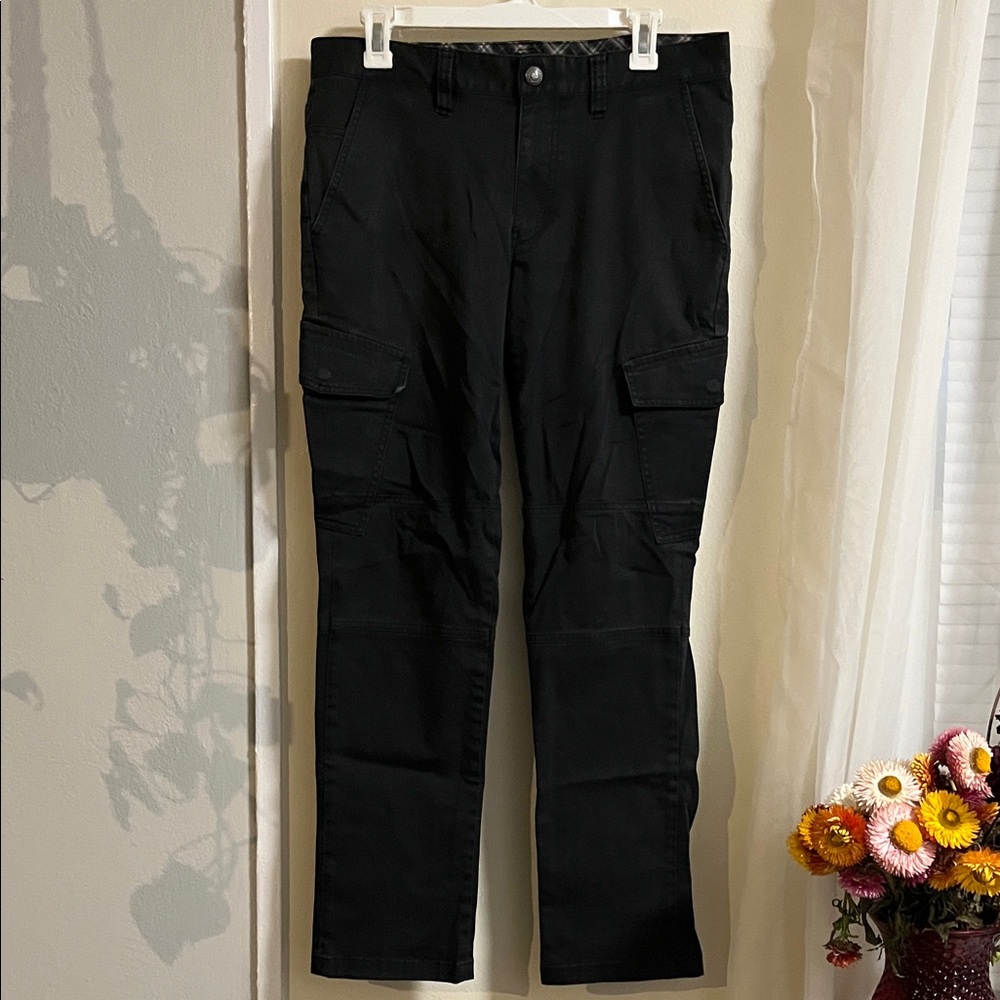 Burberry Black Label Men's Dark Cargo Pants